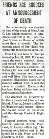 Anna Ley Obituary ‎(1887-1916)‎
